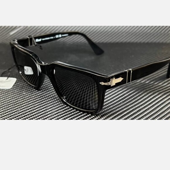 PERSOL Polarized Men's Black Sunglasses